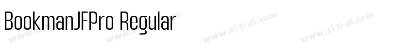 BookmanJFPro Regular字体转换